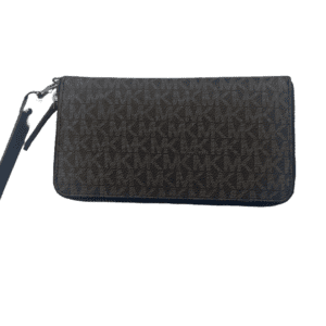 MICHEAL KORS MONOGRAM WALLET “BLACK”