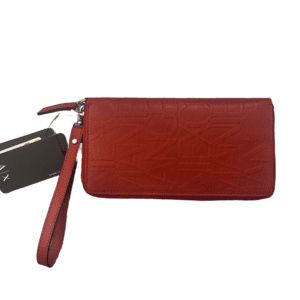 A/X GENUINE LEATHER CLUTCH “PEACH”