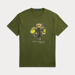 POLO RALPH LAUREN Bear Truck T-Shirt | Olive