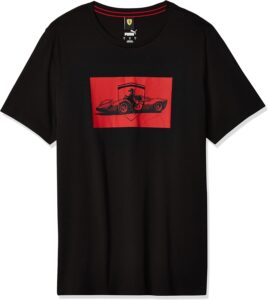 Scuderia Ferrari  Round Neck T’shirt ‘BLACK’